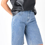 Low Waisted Denim Shorts