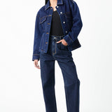 Waist Fitted Denim Jacket