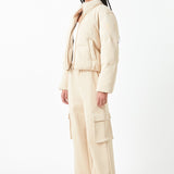 Wide Knit Pants with Pockets