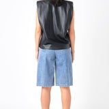 Low Waisted Denim Shorts