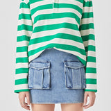Pocket Denim Mini Skirt