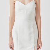 Double Elastic Strap Mini Dress