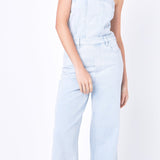 Corset Denim Jumpsuit