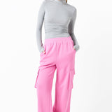 Wide Knit Pants with Pockets