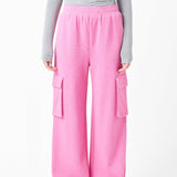 Wide Knit Pants with Pockets