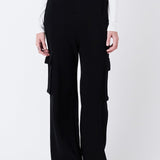 Wide Knit Pants with Pockets