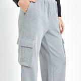 Wide Knit Pants with Pockets