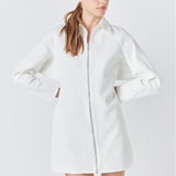 Zip Up Mini Dress