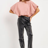 High-Low Cropped T-Shirt