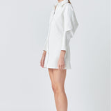 Zip Up Mini Dress