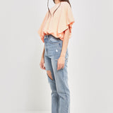 High-Low Cropped T-Shirt