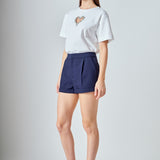 T-Shirt with Heart Cutout