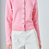 Heart Button Down Cardigan