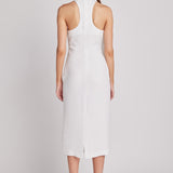 Choker Tie Midi Dress