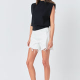 Mock Neck Sleeveless Knit Top