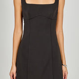 Back Bow Sleeveless Mini Dress