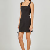 Back Bow Sleeveless Mini Dress