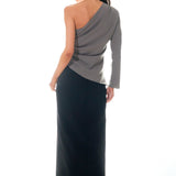 Asymmetric Ruched Top