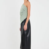 Asymmetric Ruched Top