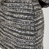 Sequin Textured Mini Skirt