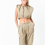 Balloon Shaped Sleeveless Top