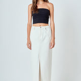 Denim Maxi Skirt