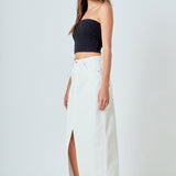 Denim Maxi Skirt