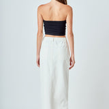 Denim Maxi Skirt