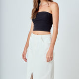 Denim Maxi Skirt