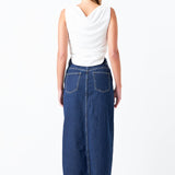 GREY LAB - Cowl Neck Ruched Top - TOPS available at Objectrare