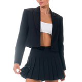 Pleated Mini Skort