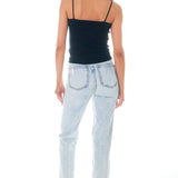 Round Hem Knit Tank Top