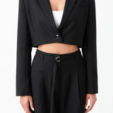Oversized Cropped Blazer