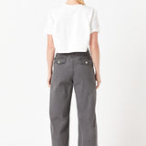Cropped Top with Elastic Band