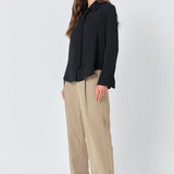 Wide Leg High Waisted Trouser