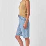 Round Neck Sleeveless Knit Top