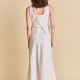 Lace Trim Linen Top