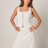 Linen Maxi Skirt