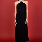 Halter Neck Maxi Dress