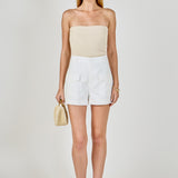 High-Waisted Shorts with Pockets