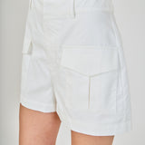High-Waisted Shorts with Pockets
