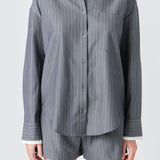 Oversized Pinstripe Shirt