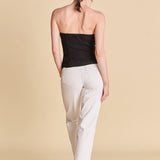 Strapless Bustier Top with Bow