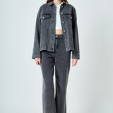 Denim Jacket with Pockets