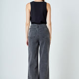 Wide Leg High Waisted Jeans