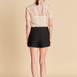 Mid Waisted Linen Shorts