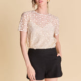 Mid Waisted Linen Shorts