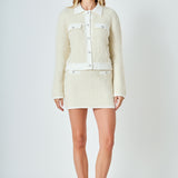 Collared Button Up Cardigan
