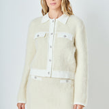 Collared Button Up Cardigan