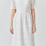 Lace Midi Dress